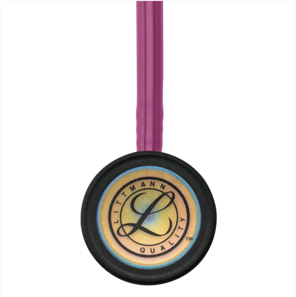 3M™ Littmann® Classic III™ Stethoscope - Raspberry tube & Rainbow finish chest piece 5806